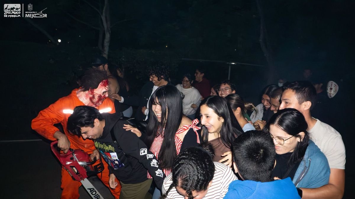 ¡Entre sustos y adrenalina! Así se vivió el recorrido nocturno del Zoológico de Morelia
