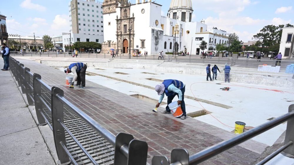 Comienza la rehabilitación de las Fuentes Danzarinas en Irapuato