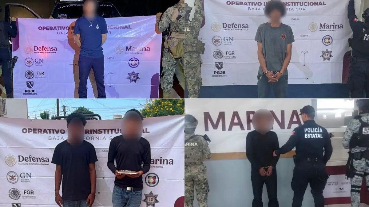Operativos en La Paz y Los Cabos dejan aseguramientos de drogas y vehículos robados