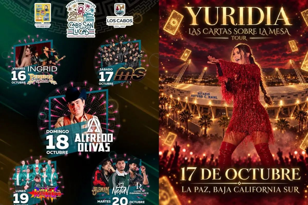 ¿Cancelarán concierto de Yuridia en La Paz y Fiestas Tradicionales en Los Cabos por Simón y Trudy?