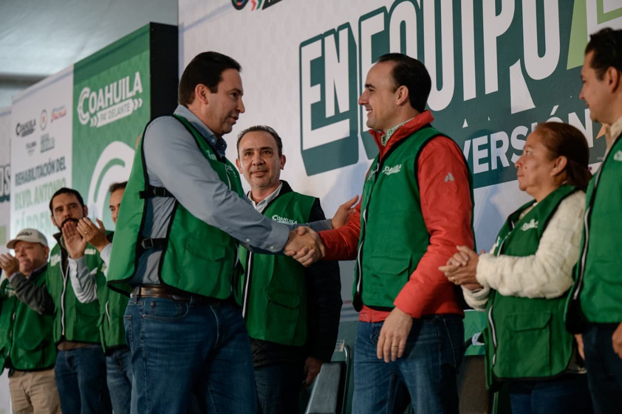 Arranca Manolo obras por 940 millones en Saltillo y Ramos Arizpe