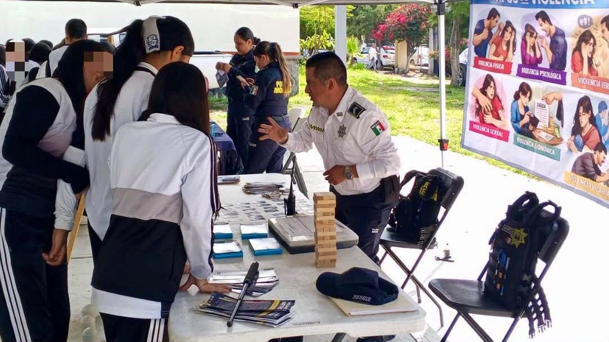Policía Morelia lleva acciones de prevención a estudiantes de La Aldea