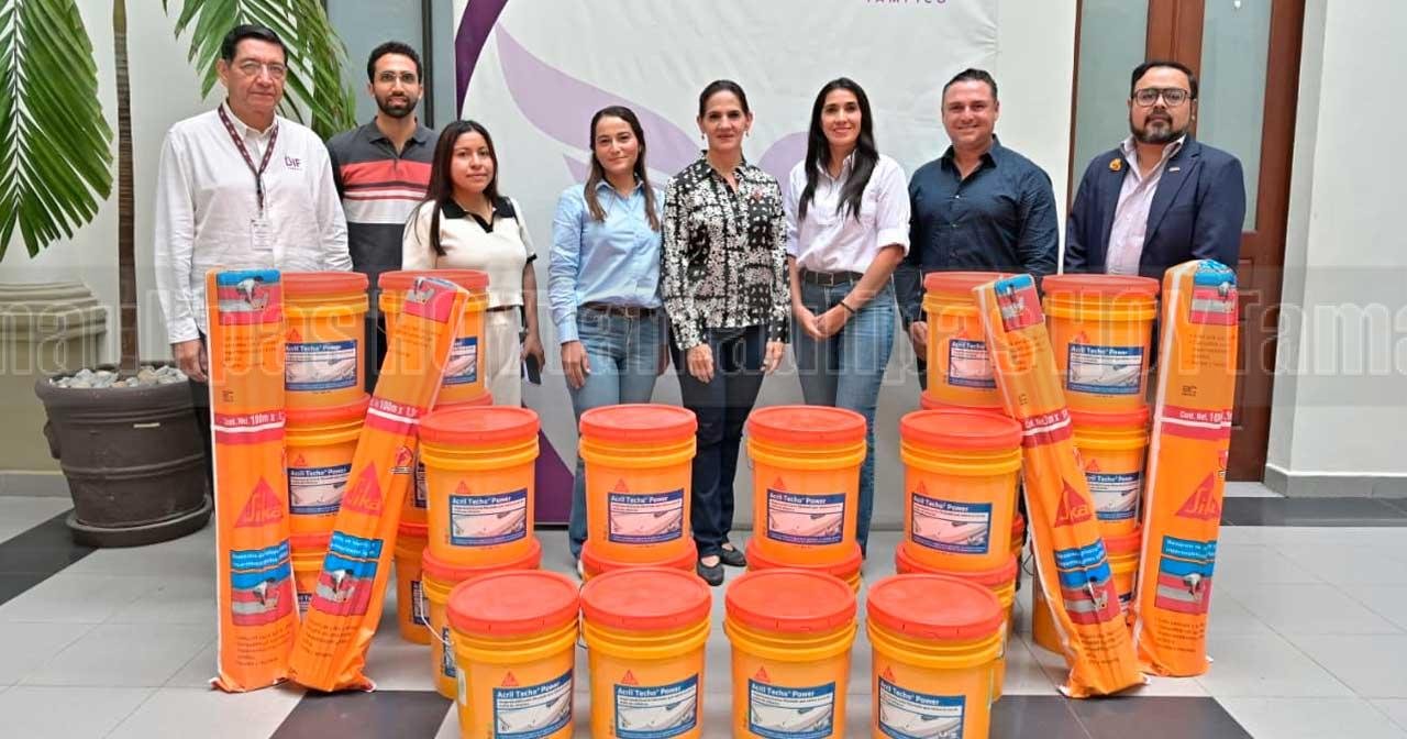 Donan material para rehabilitar centros del DIF Tampico