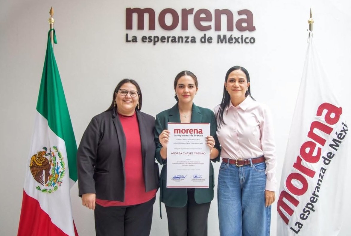 Morena designa a Andrea Chávez como coordinadora municipal en Ciudad Juárez