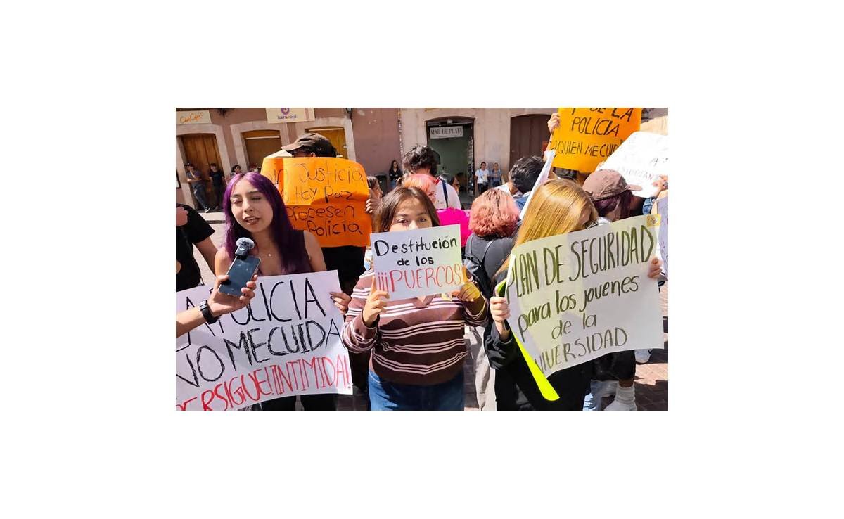 SUSPENDEN A SEIS POLICÍAS DE GUANAJUATO POR AGRESIÓN CONTRA ESTUDIANTES