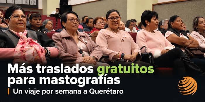 Aumentan traslados gratis para mastografía en San Juan del Río