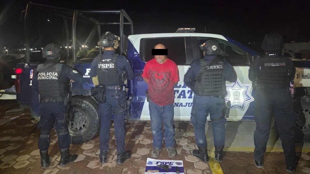 Detienen a hombre con arma tras reporte de detonaciones en San Miguel de Allende