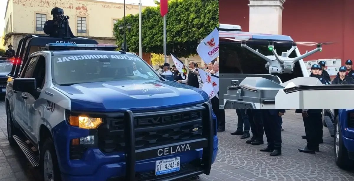 Policía Municipal de Celaya recibe 15 nuevas patrullas para mejorar la seguridad