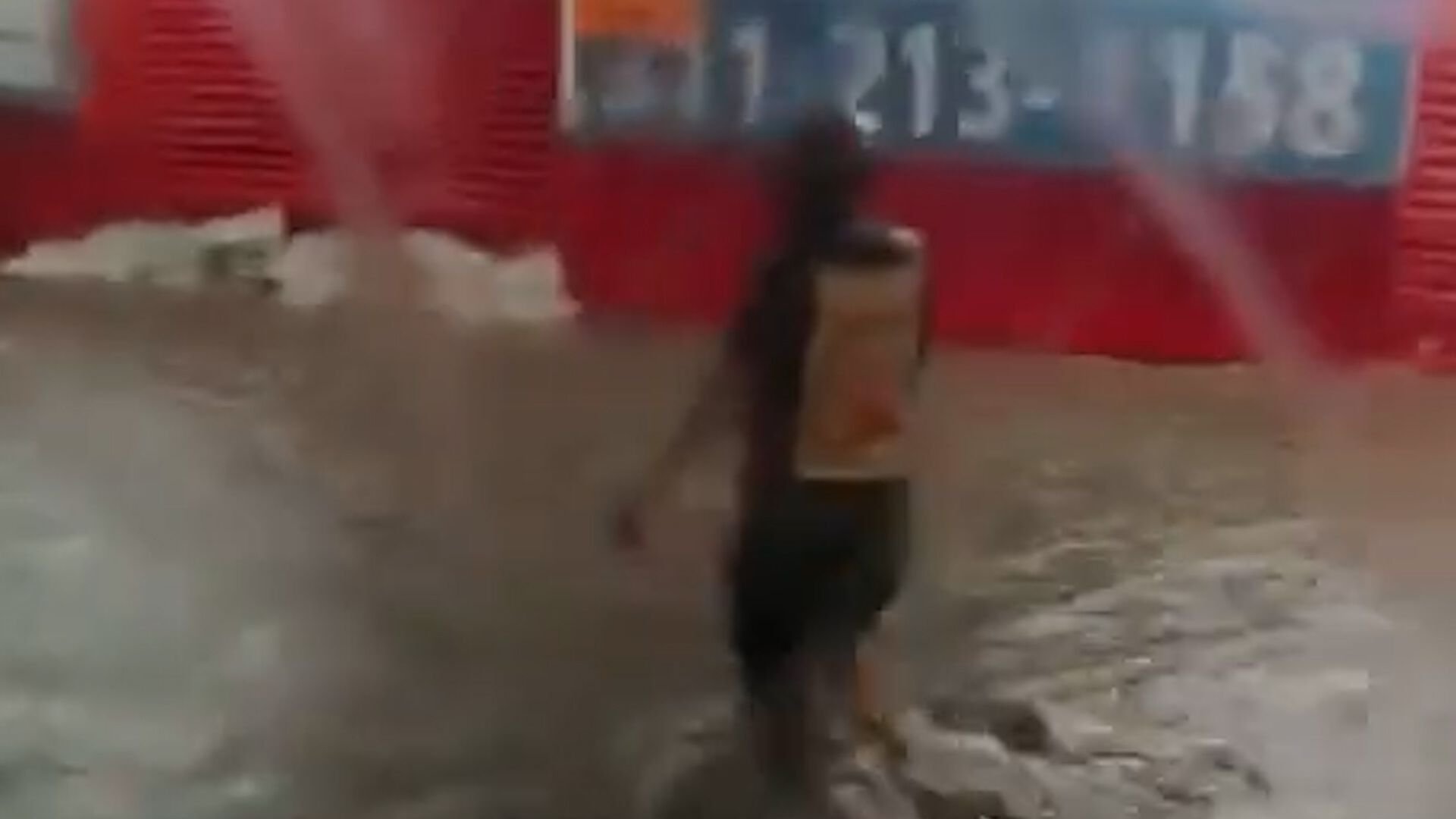 Bajo el Agua Quedan Calles en Tepic tras Lluvias