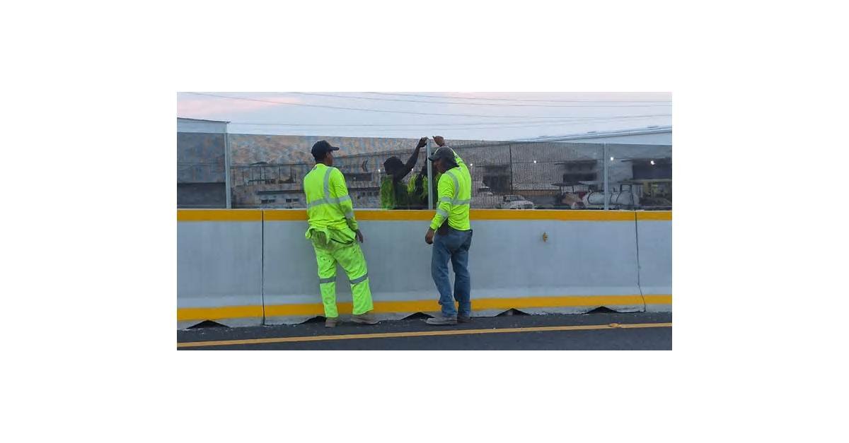 Afinan detalles en distribuidor vial de acceso al puerto de Veracruz previo a la visita de Claudia Sheinbaum