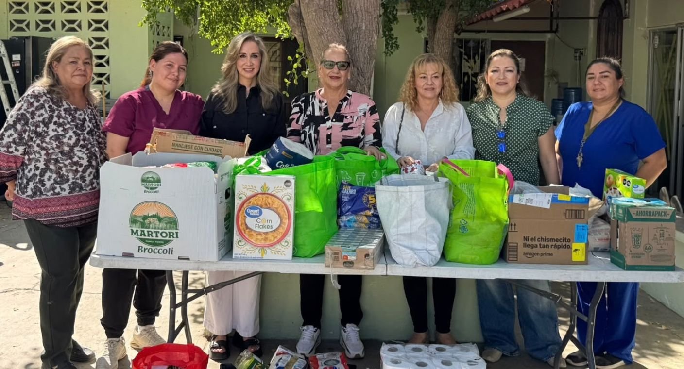 Mineros de Sonora entregan casi 600 kilos de alimentos a tres instituciones de asistencia social