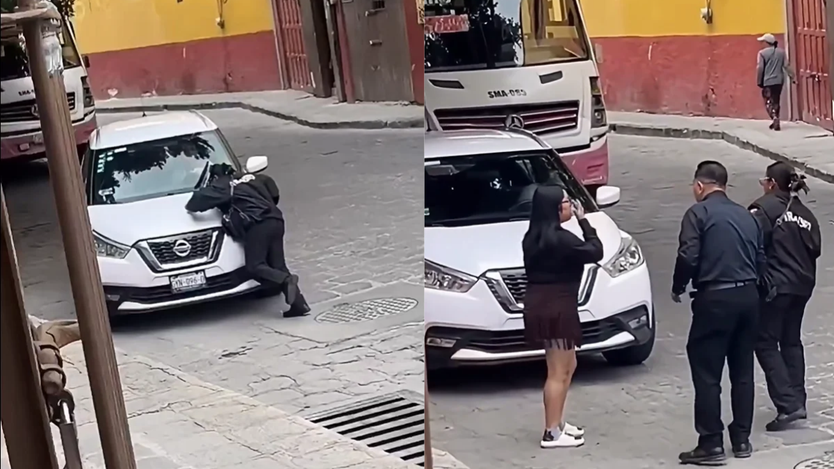 Detienen a mujer por atropellar a agente de Tránsito en Guanajuato