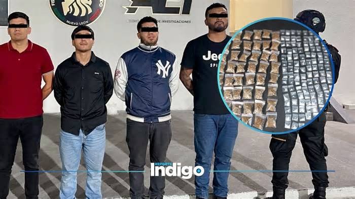 Detienen a cuatro hombres relacionados con robos en carreteras en Nuevo León