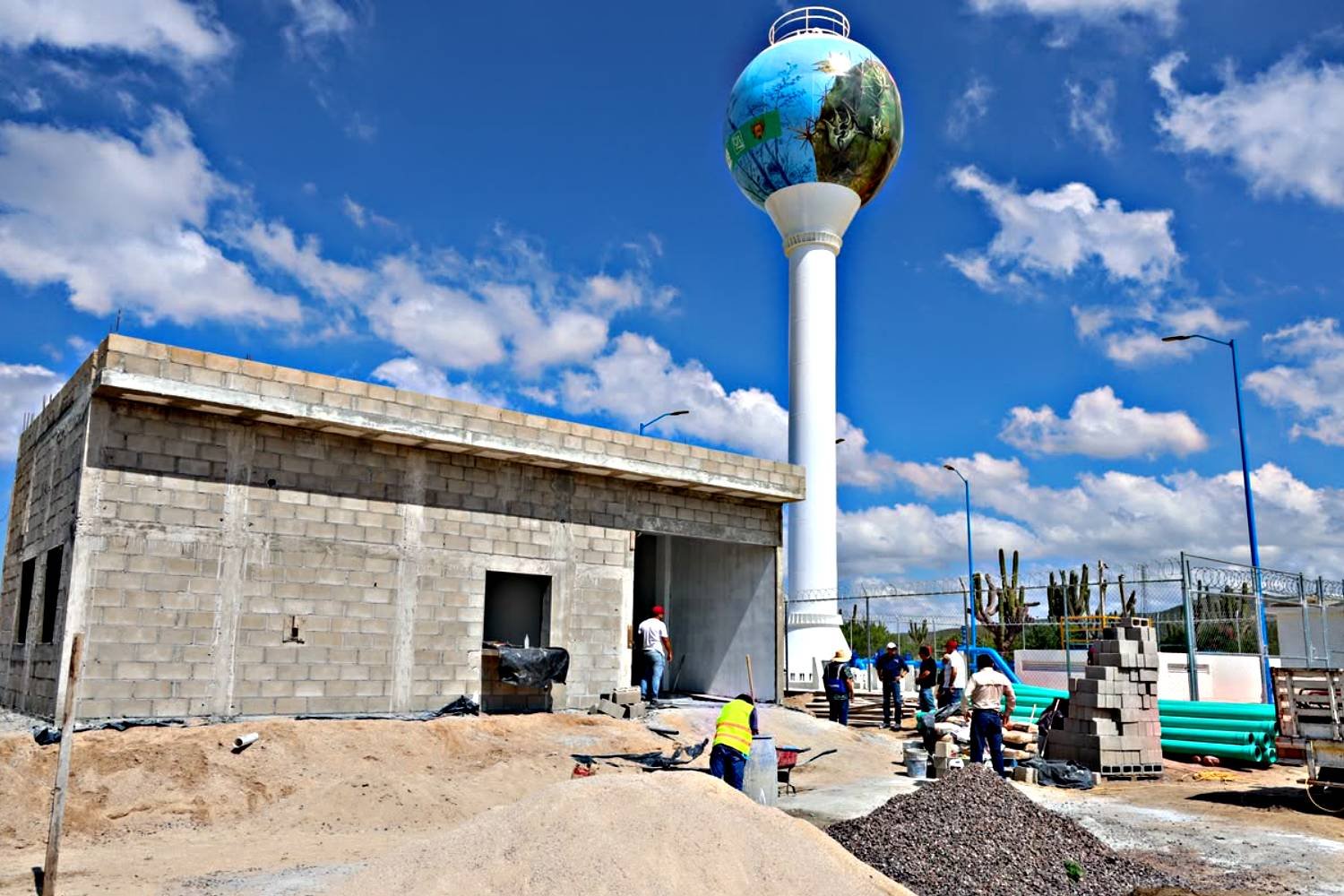 Planta de Agua en La Paz alcanza 60 % de avance; beneficiará a 2,000 personas en La Pasión