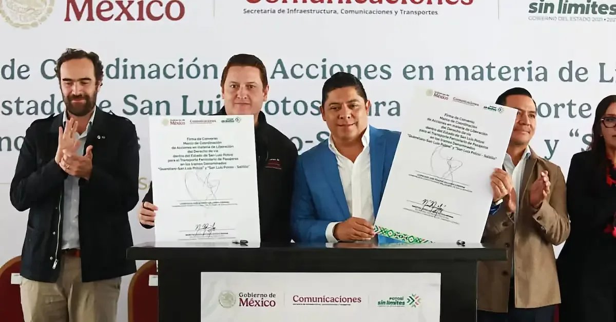Tren Querétaro-San Luis Potosí-Saltillo costará 77 mil mdp