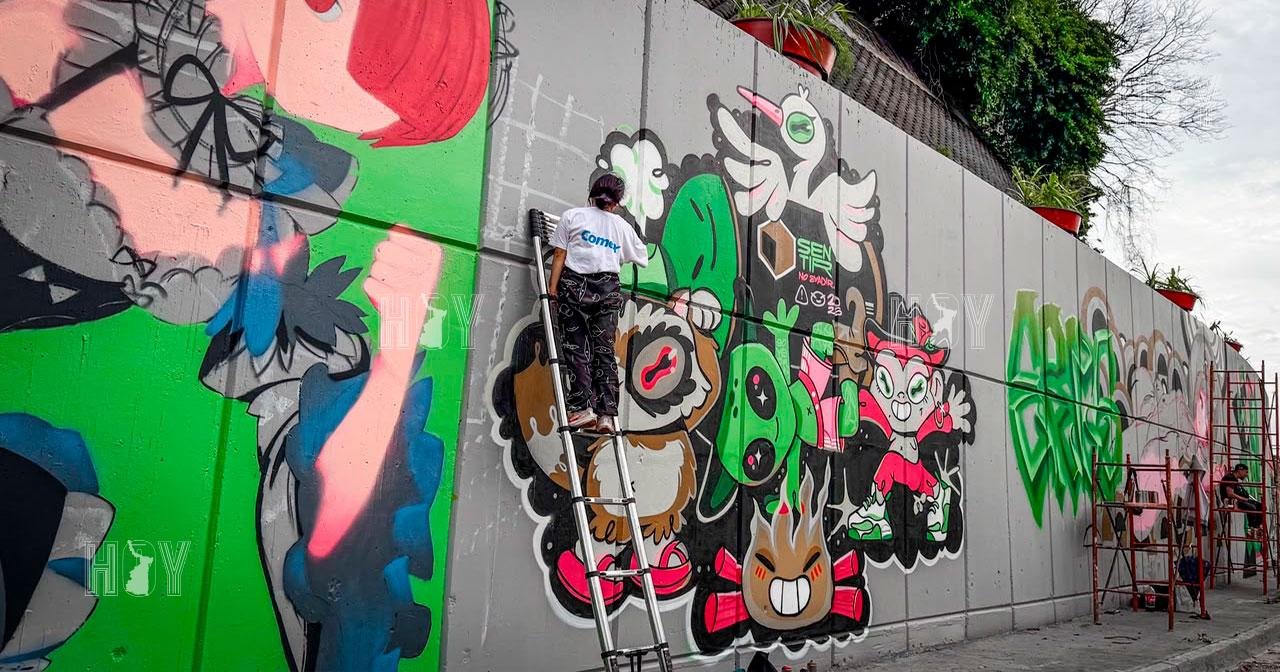 Impulsa Mónica Villarreal el arte urbano con 70 murales en Tampico