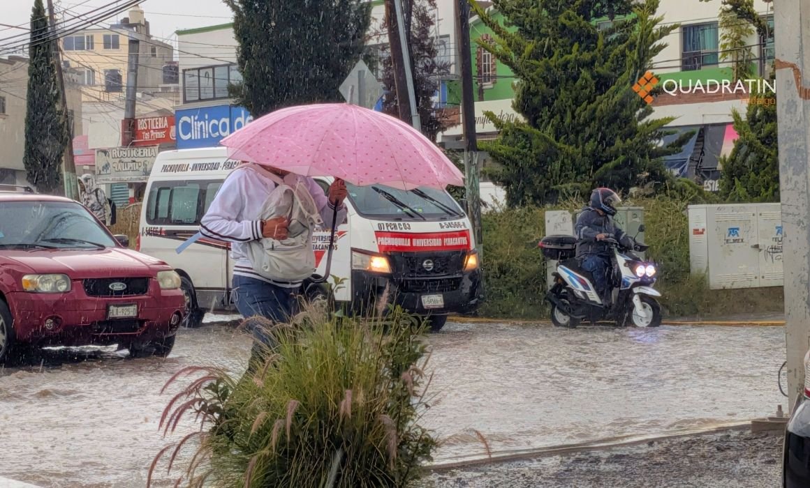 Frío y lluvias en Hidalgo este domingo; riesgo de deslaves y derrumbes