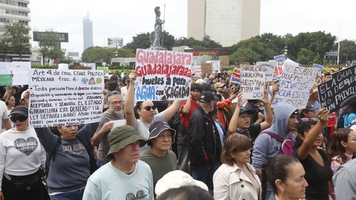 Protesta por el agua en Guadalajara: Comisión de Derechos Humanos abre investigación