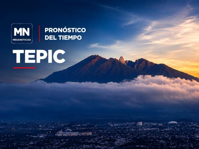 Tepic tendrá lluvias este jueves; prevén máximas de 32 grados en Nayarit