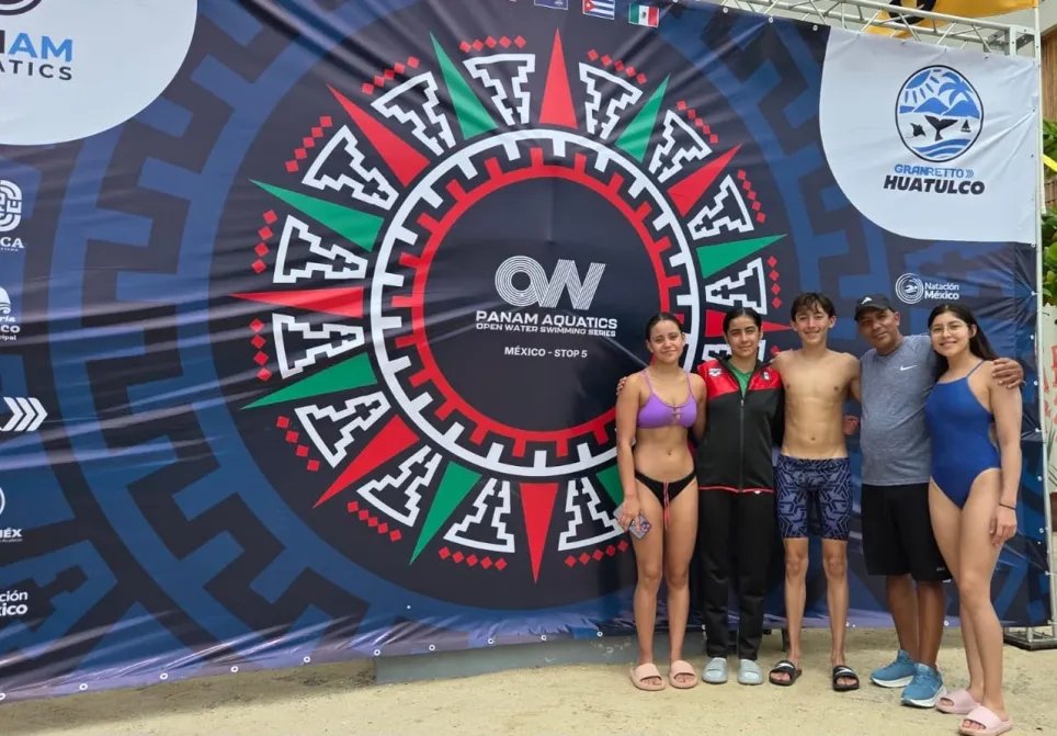 Aguascalientes suma 4 medallas en circuito Panam Aquatics