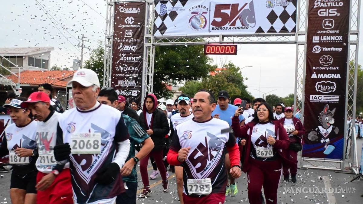 Más de 2500 Corredores Celebran 75 Años TecNM Saltillo 5K