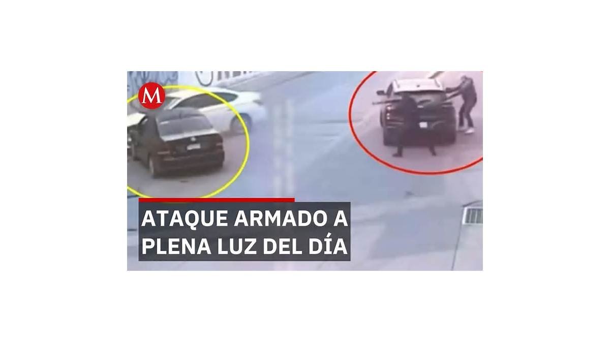 Cámaras captan homicidio de 2 hombres en Valle de Santiago