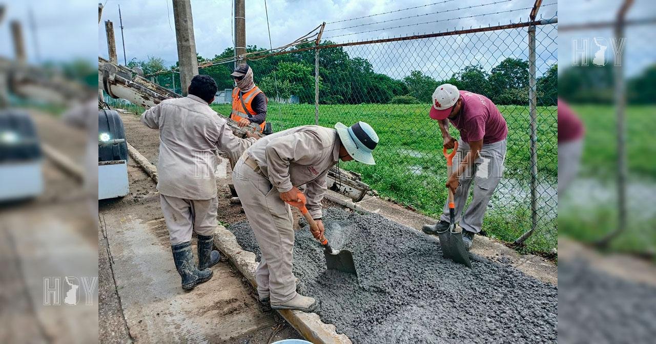 Avanza COMAPA Sur con los trabajos de reposición de pavimento en Tampico y Madero