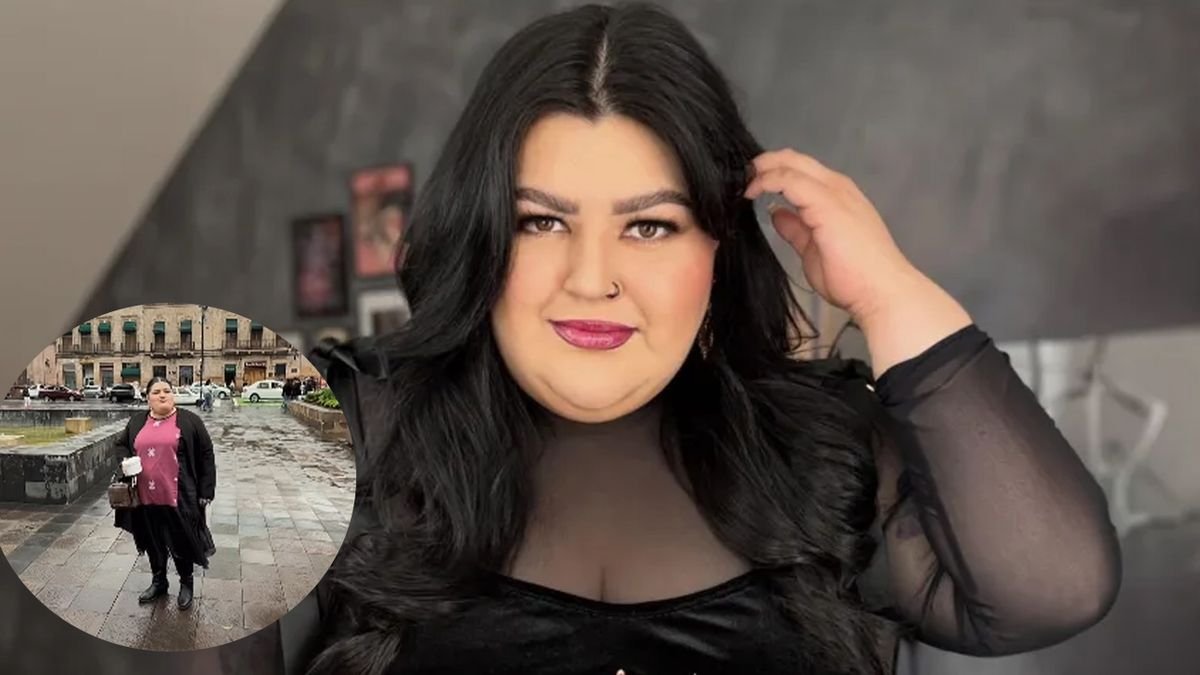 La Fatshionista se pasea por Morelia y graba TikToks frente a la Catedral