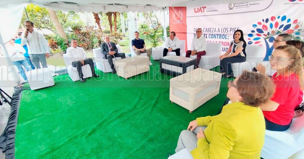 Conmemoran en Tampico Gobierno Municipal y UAT Día Mundial de la Trombosis