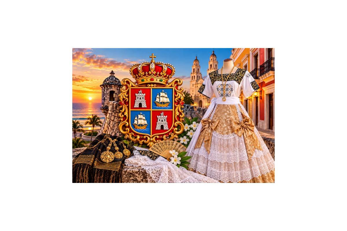 Mes de la Campechanidad: qué significa el escudo de Campeche