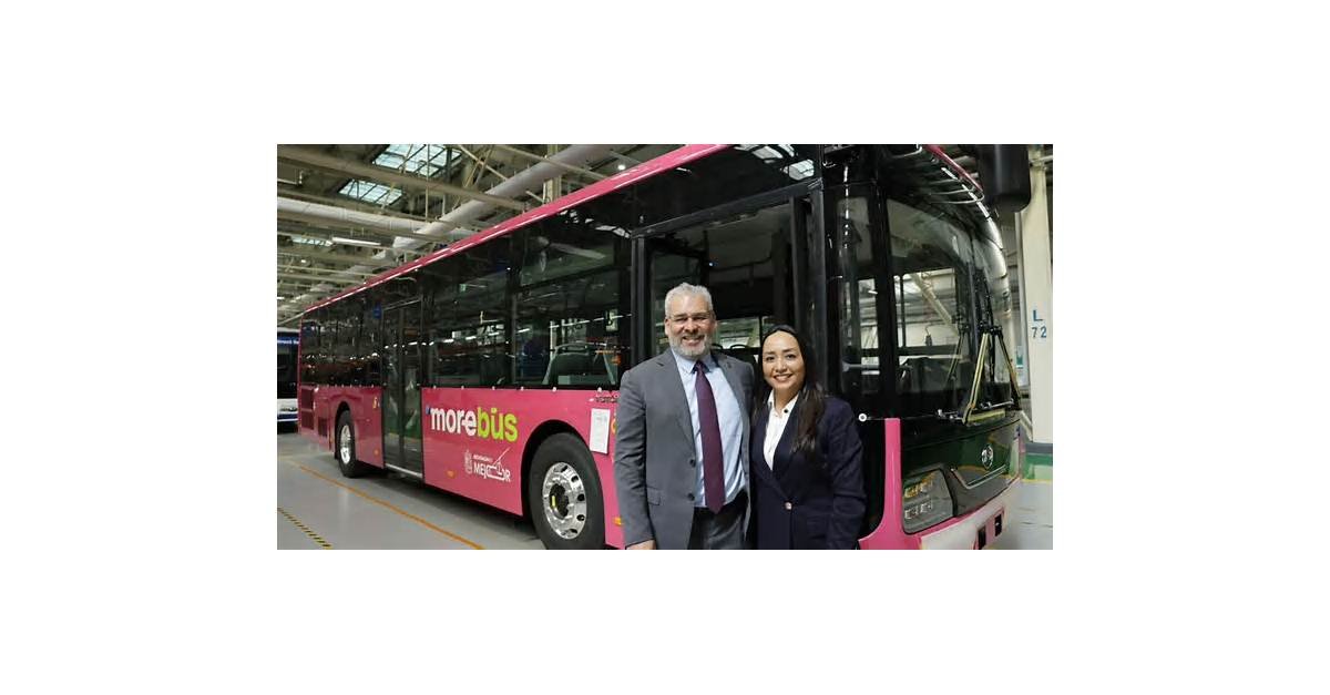 Morebús toma forma: Morelia recibirá 74 autobuses híbridos en enero de 2027