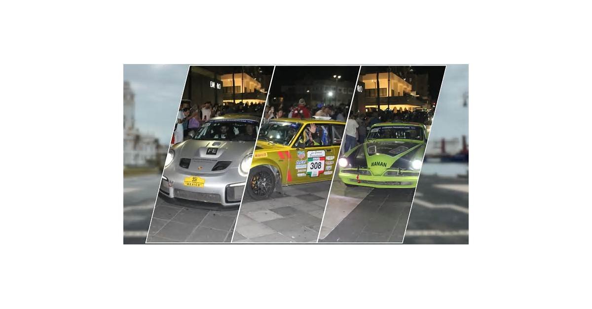 Autos clásicos y velocidad: La Carrera Panamericana llega al puerto de Veracruz