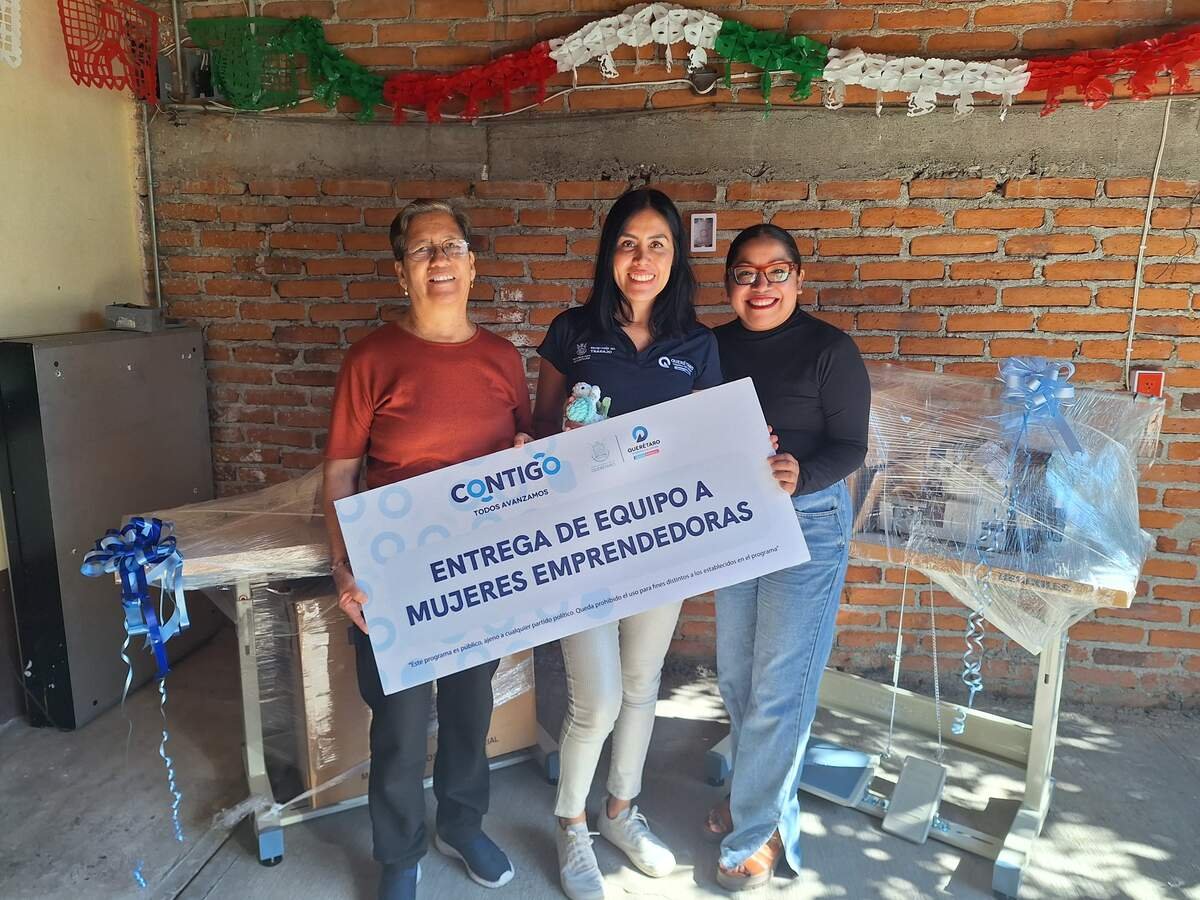 Secretaría del Trabajo inicia entrega de equipo para autoempleo en San Juan del Río