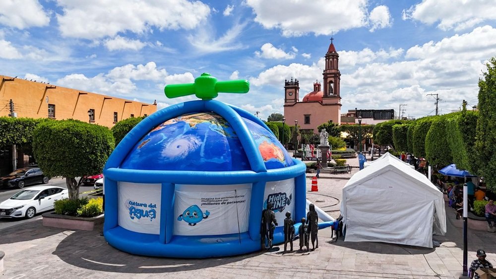 JAPAM presenta Cinedomo para promover el cuidado del agua