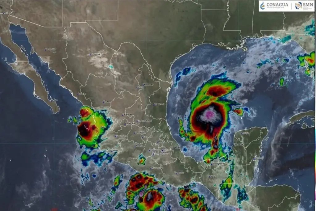 Tormenta 'Isaías' cierra puertos en Tabasco, Veracruz, Tamaulipas y Campeche