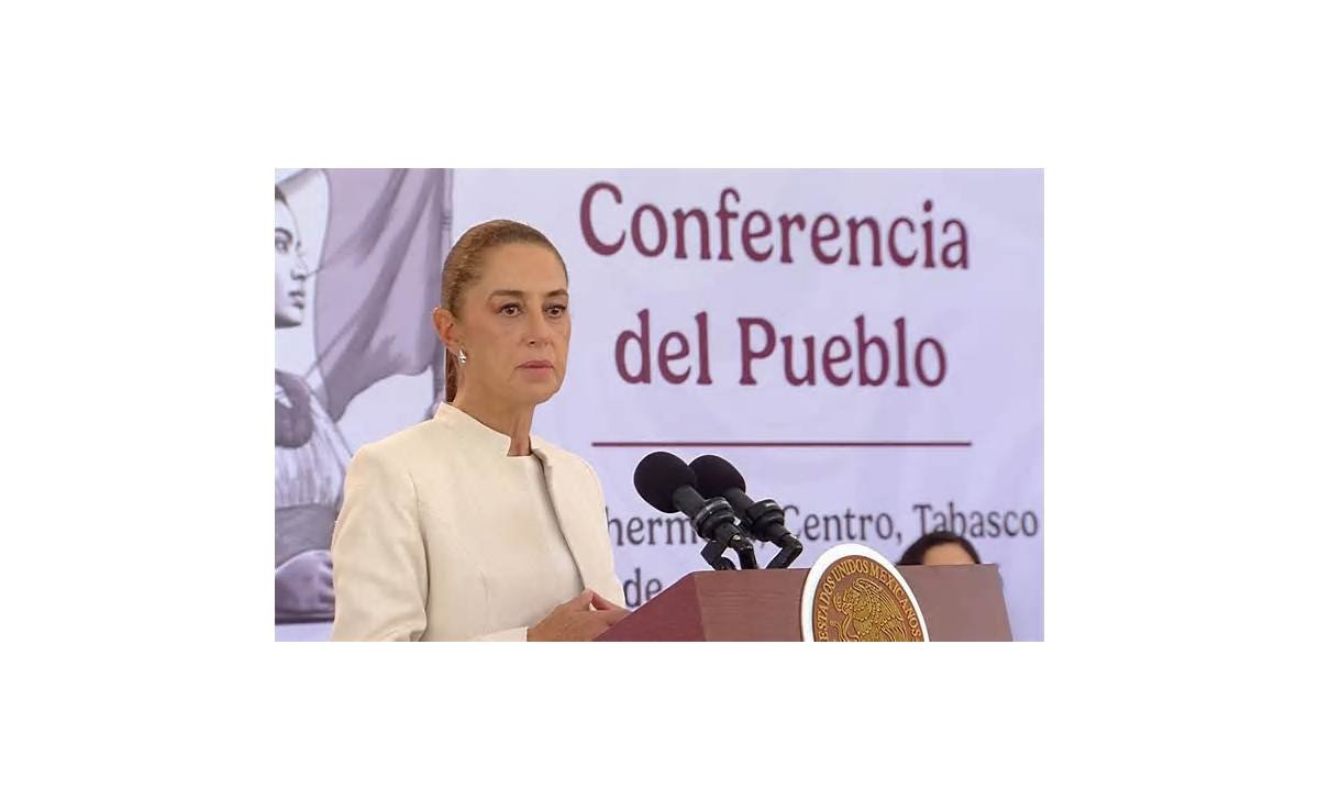 Sheinbaum descarta reunión con Andy López Beltrán durante gira en Tabasco; retiro de visa fue asunto político, reitera