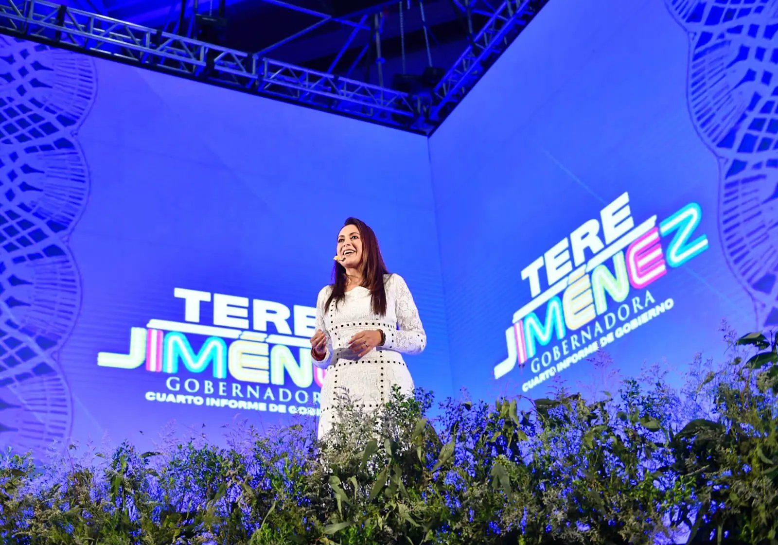 Teresa Jiménez presenta su Cuarto Informe de Gobierno en Aguascalientes