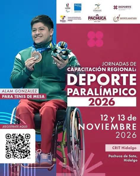 Hidalgo, sede de Capacitación Regional de Deporte Paralímpico