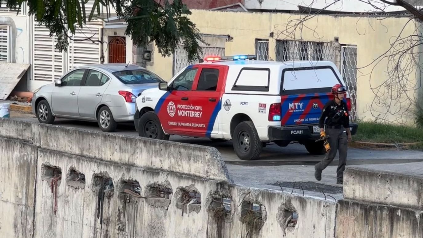 Muere Empleado tras Derrumbe en Zanja en el Canal Aztlán en Monterrey, Nuevo León