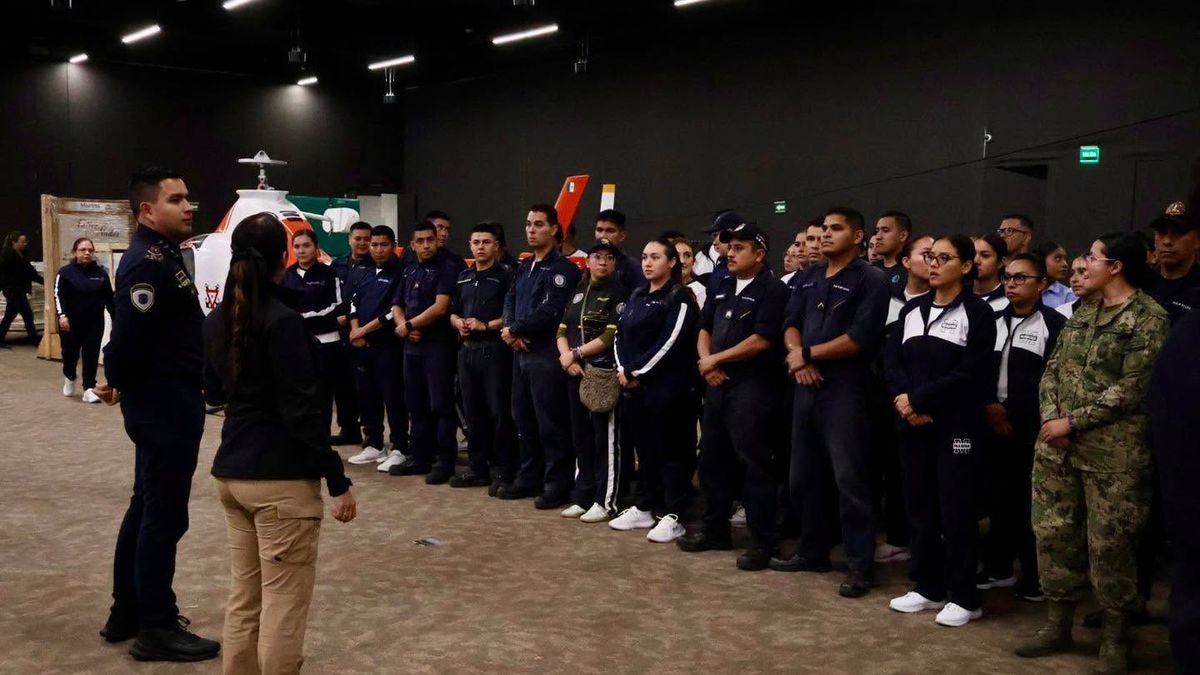Policía Morelia recibe a marinos que participarán en Expomar 2026