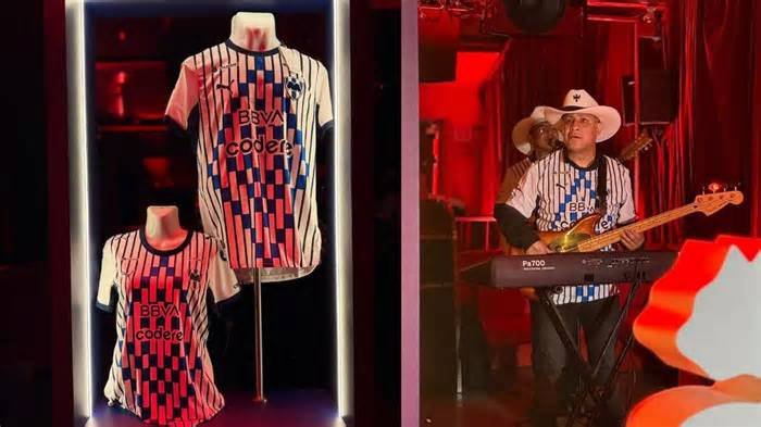 Rayados de Monterrey develó su jersey alternativo inspirado en un acordeón