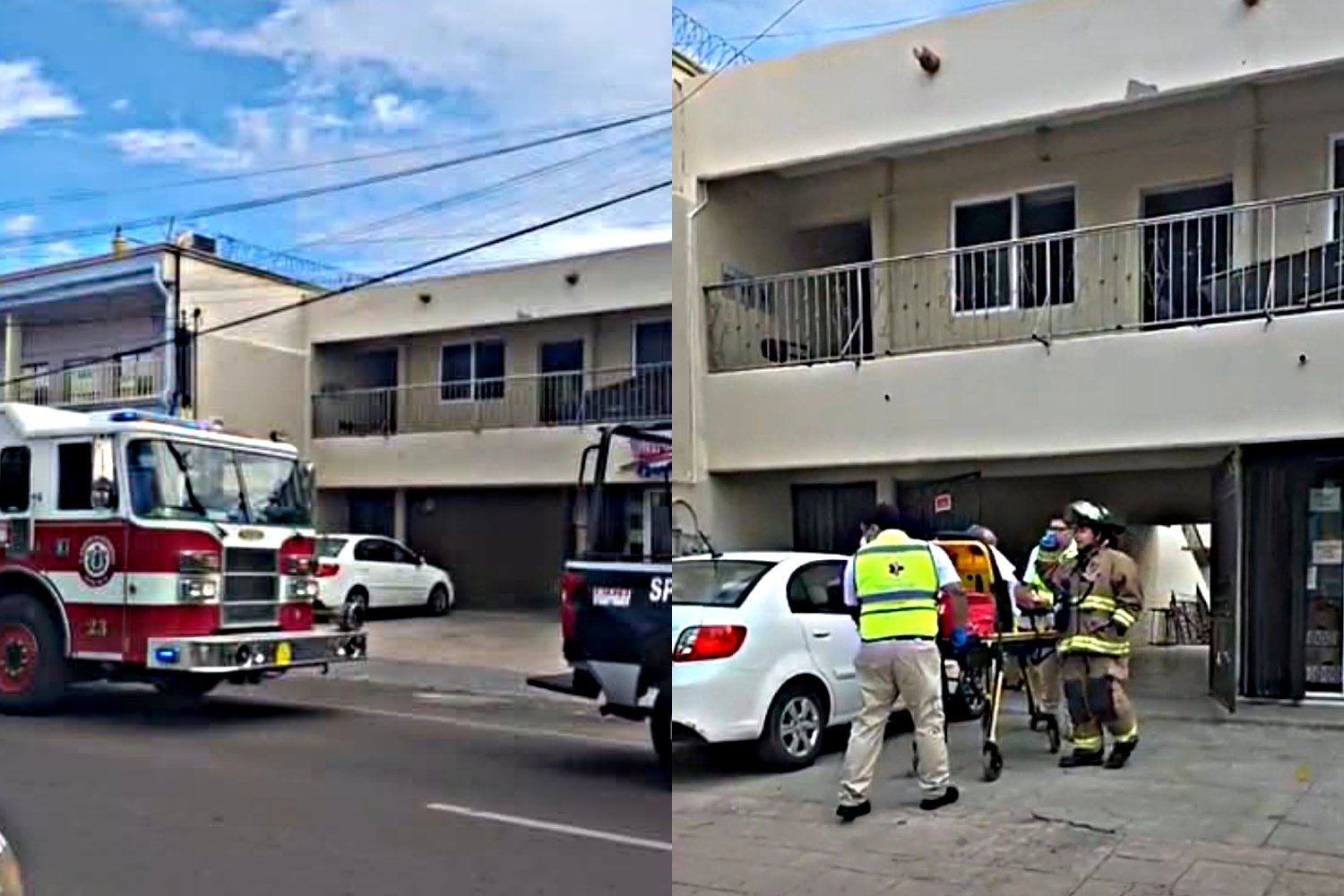Explosión por fuga de gas en departamento de La Paz deja a un adulto mayor lesionado
