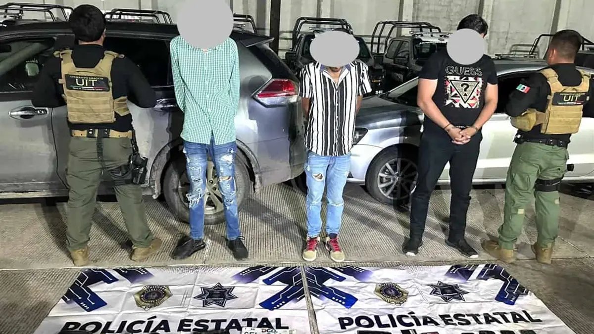 Detienen a 3 integrantes de banda de robacoches que operaba en varios estados; todos son de la ciudad de Durango