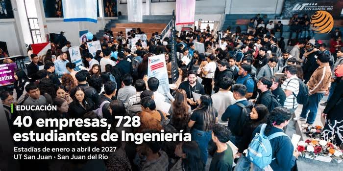 Feria en San Juan del Río vincula a 728 alumnos con 40 empresas