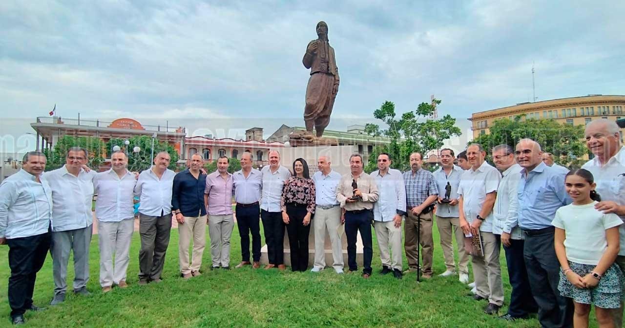 Inauguran en Tampico monumento del migrante libanés