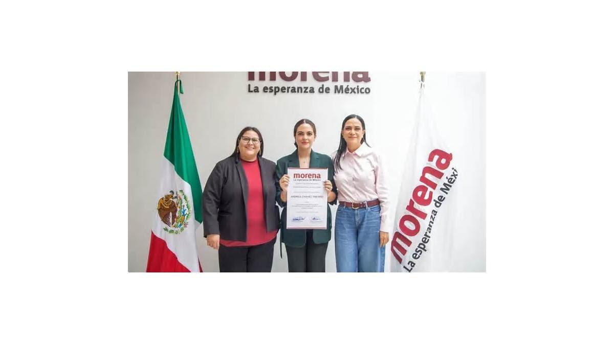 Designan a Andrea Chávez al frente de Morena en Ciudad Juárez tras perder la encuesta estatal