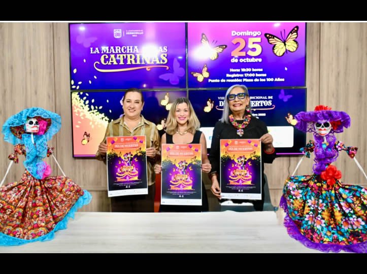 Invita Gobierno de Hermosillo a la octava edición del Festival Tradicional de Día de Muertos