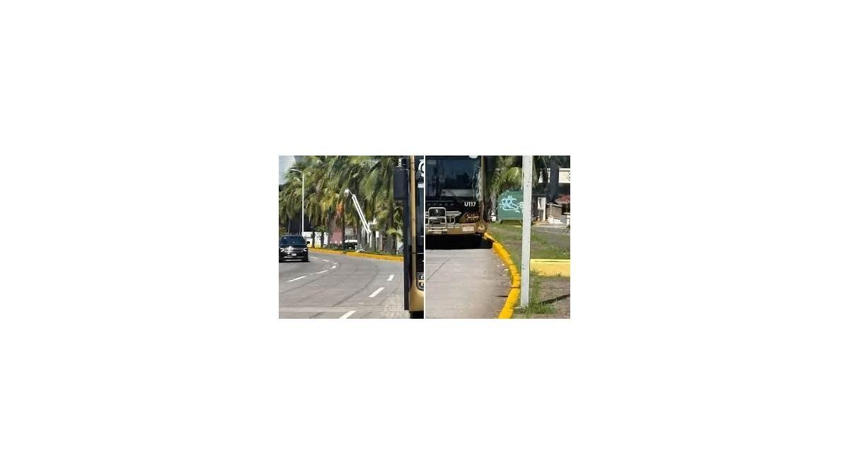 Esta es la nueva ruta de camión del puerto de Veracruz que estrena unidad climatizada