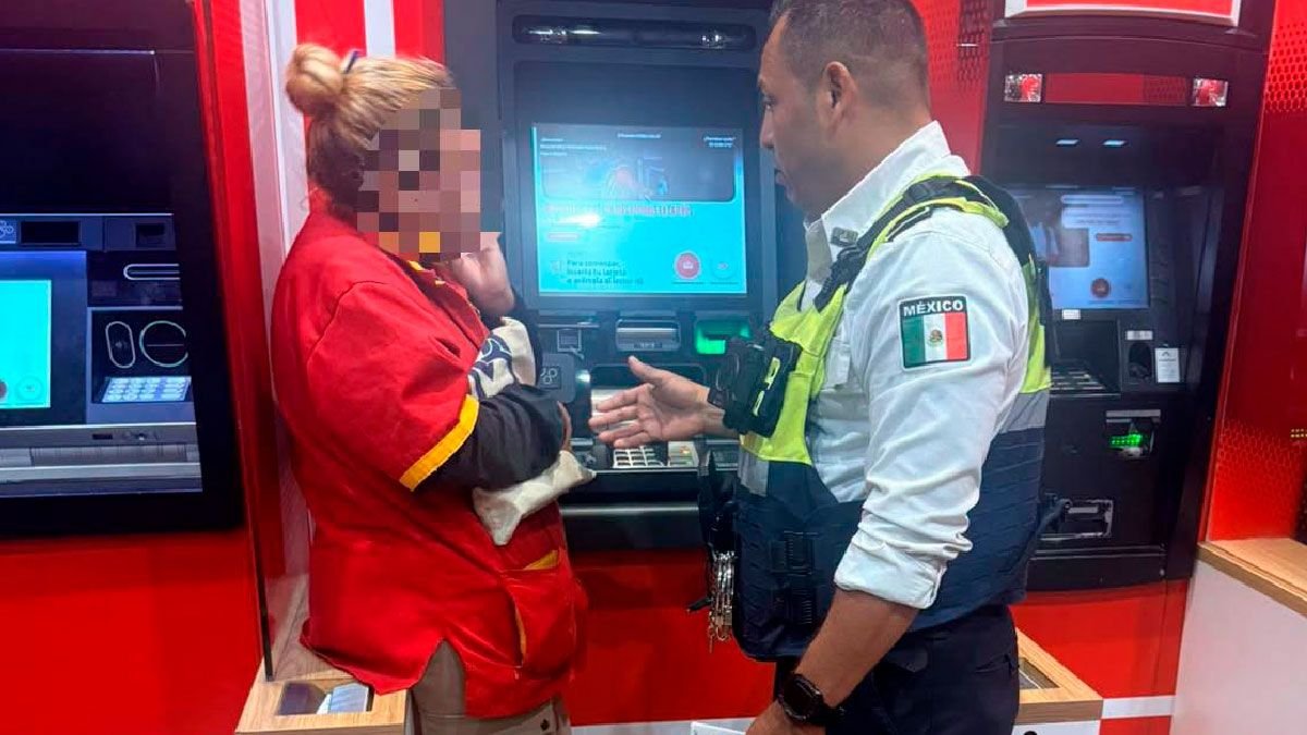 Policía Morelia frustra extorsión a empleada de la tienda en Ventura Puente