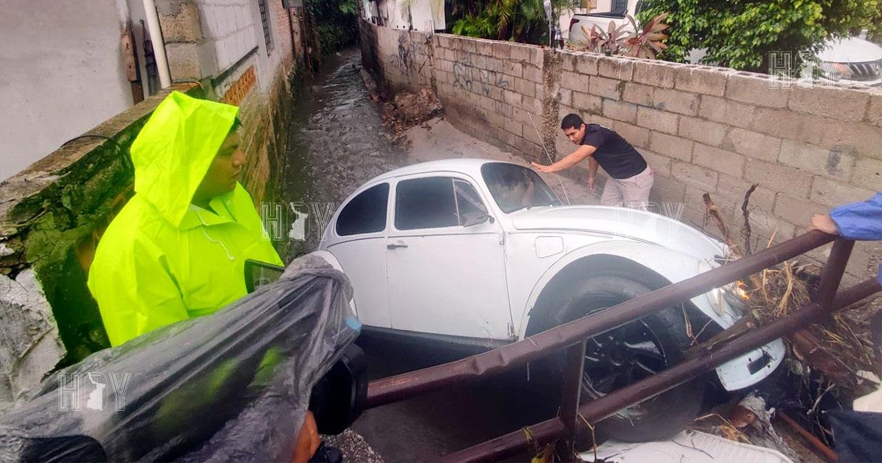 Lluvias dejan encharcamientos en cuatro colonias del sur de Tamaulipas